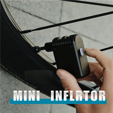 Ultimate 100PSI Portable Electric Bike Pump: Rechargeable Tire Inflator for Effortless Motorcycle & Bicycle Adventures!