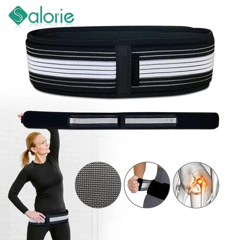 Sacroiliac SI Joint & Hip Support Belt: Relieve Lower Back Pain, Sciatica, & Pelvic Discomfort with Adjustable Compression