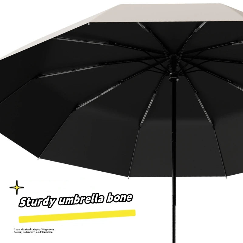 Best-Selling Extra Large Fully Automatic Umbrella: Wind-Resistant, Rain-Resistant & UV-Proof for All-Weather Protection!