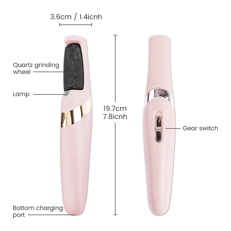 USB Electric Foot File: Ultimate Pedicure Tool for Effortless Callus Removal and Smooth, Soft Feet!