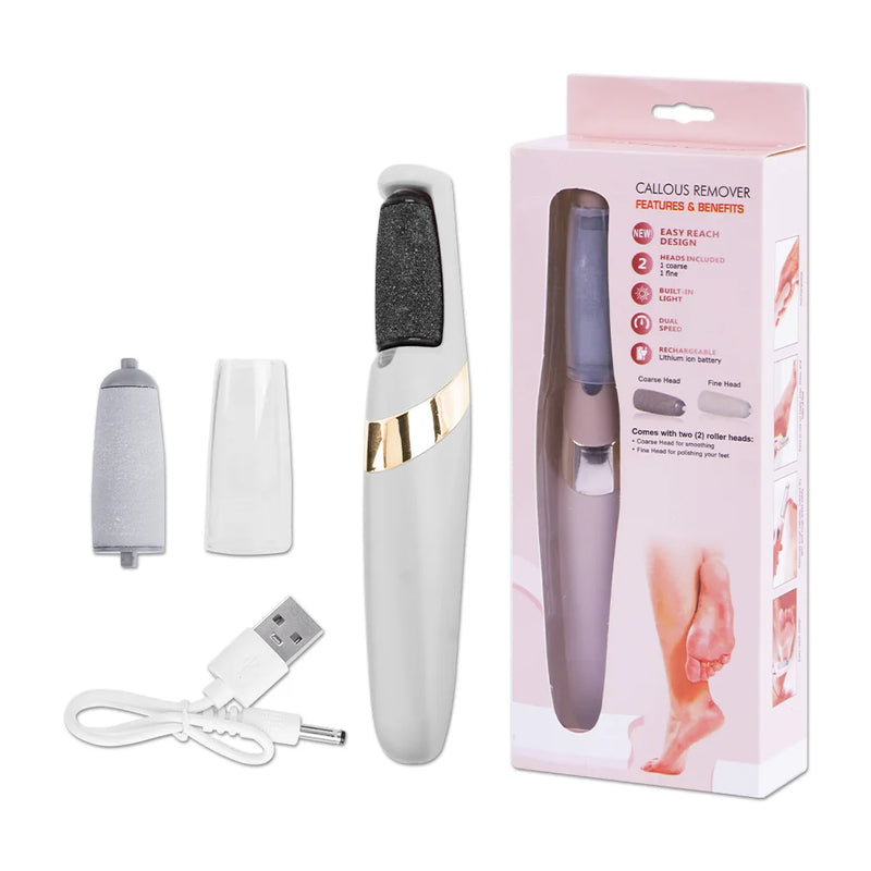 USB Electric Foot File: Ultimate Pedicure Tool for Effortless Callus Removal and Smooth, Soft Feet!