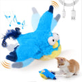 Rechargeable Chirping Bird Toy for Indoor Cats: Interactive Catnip Plush for Endless Fun and Enrichment